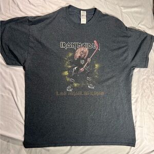 Gildan Charcoal Iron Maiden LA Kings Tee